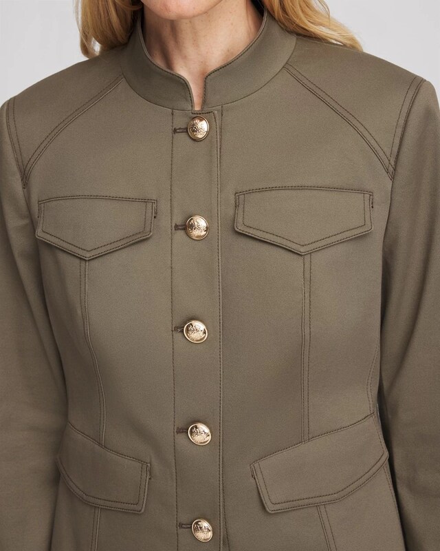 Peplum Field Jacket - image 4